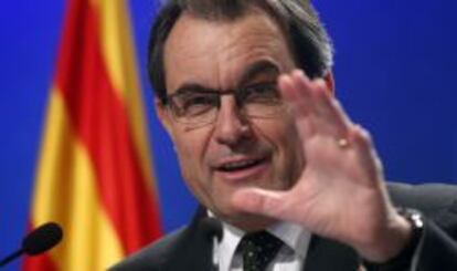 El presidente de la Generalitat de Cataluña, Artur Mas