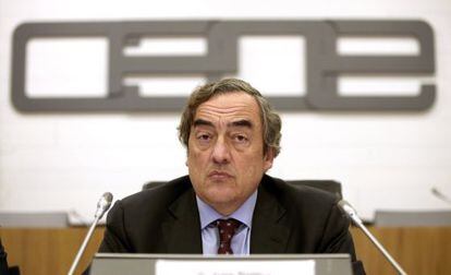 Juan Rosell, presidente de la CEOE