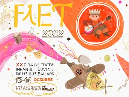 Cartel de la última edición de la Fira de Teatre Infantil i Juvenil de les Illes Balears.