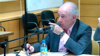 Rato, durante su declaración de este jueves.