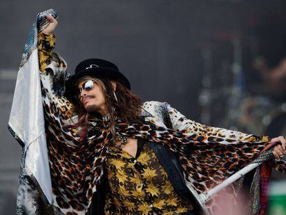 Steven Tyler, en una actuaci&oacute;n de Aerosmith en Londres en 2014. 