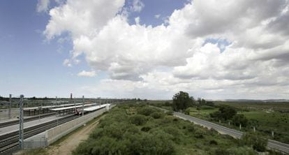 Vista de la zona de Las Aletas en Puerto Real. 