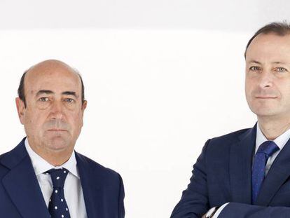 Jorge Gabiola y Carlos López, presidente y director general de Tubos Reunidos, respectivamente.