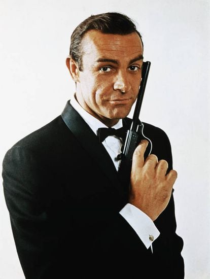 El actor Sean Connery, caracterizado de James Bond en 1968.