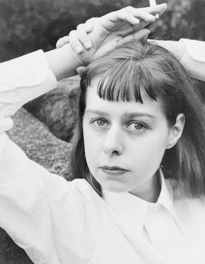 La novelista Carson McCullers, en 1955.