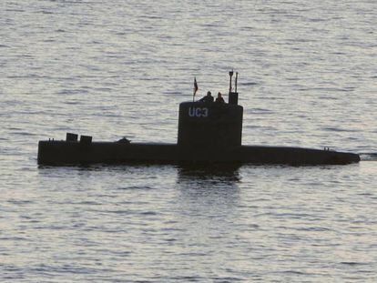 Kim Wall junto a Peter Madsen la última vez que fue vista con vida a bordo del Nautilus.