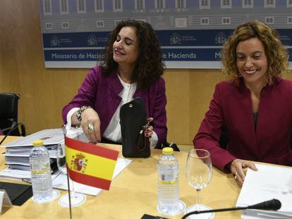 La ministra de Hacienda, María Jesús Montero, y la ministra de Política Territorial y Función Pública, Meritxell Batet, presiden el Consejo de Política Fiscal y Financiera (CPFF)