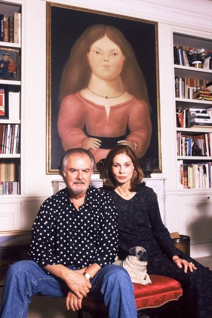 En 1978, Botero se casó con la artista griega Sophia Vari, fallecida en mayo de este año. En la imagen, Botero y Sophia Vari en la casa que compartían en París, en 2003.