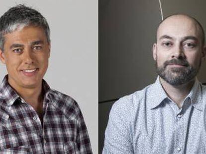 Albert Om (izq.) y Sa&uuml;l Gordillo.