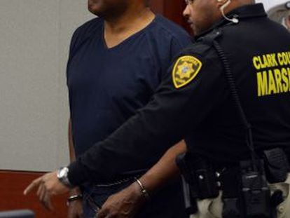 O. J. Simpson, a su llegada al tribunal.