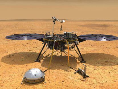 Una reconstrucción de InSight.