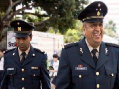 El general Ricardo Escorcia (derecha), detenido ayer, en una fotos sin datar.