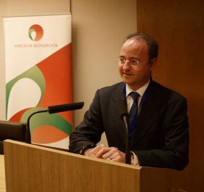Octavio Llamas, durante la presentación del informe.