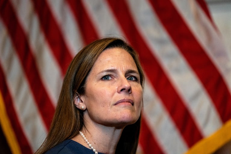 La candidata al Supremo de Estados Unidos, la juez Amy Coney Barrett.