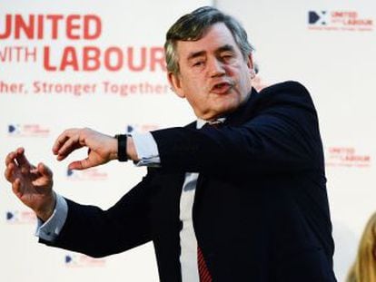 El ex primer ministro de Reino Unido, Gordon Brown.