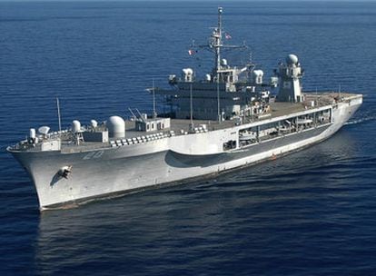 Una imagen del navío de guerra <i>Mount Whitney</i>