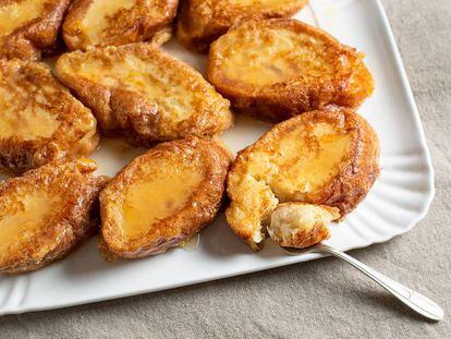 Torrijas de vino dulce