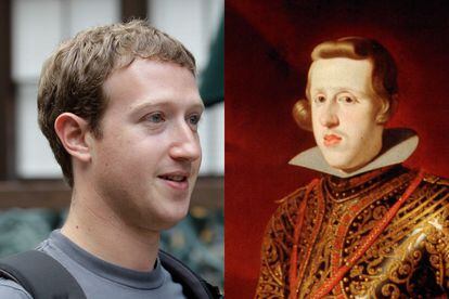 Lo de Mark Zuckerberg es más que ver su futuro es ver su pasado más remoto. El creador de Facebook se parece muchísimo al rey Felipe IV retratado por Velázquez allá en el siglo XVII. ¿Serán parientes muy muy lejanos?