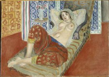 'Odalisca con pantalón rojo', de Matisse