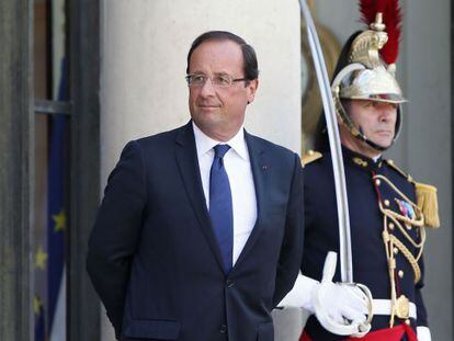 El presidente francés François Hollande, en París.
