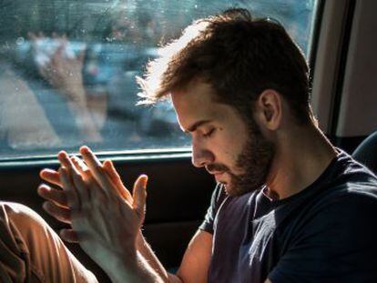 Pablo Alborán recorre Buenos Aires en furgoneta.