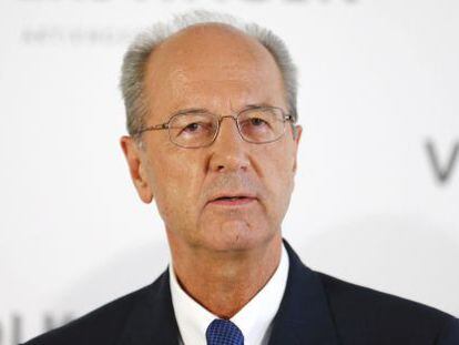 Hans Dieter Poetsch,  nuevo presidente del consejo de supervisi&oacute;n de Volkswagen. 
