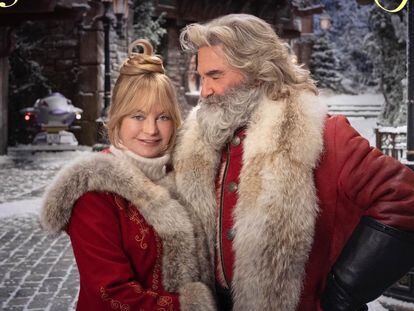 Goldie Hawn y Kurt Russell, protagonistas de 'Crónicas de Navidad 2'.