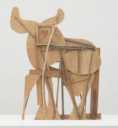 La escultura "Toro" de Pablo Picasso.