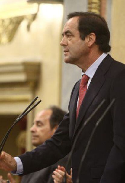 El presidente del Congreso, José Bono