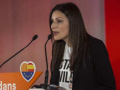 La diputada de Ciutadans en el Parlament, Lorena Roldán.