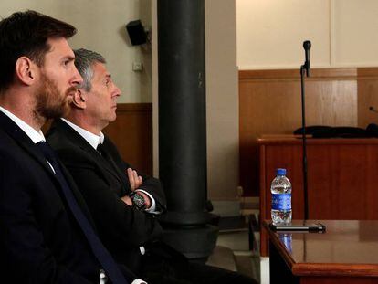 Messi durante el juicio