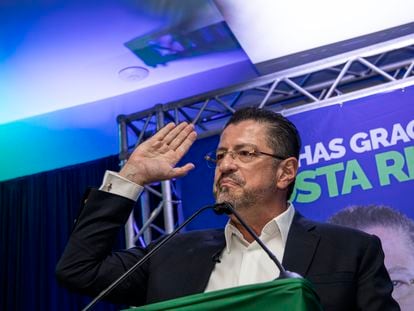 Rodrigo Chaves, presidente de Costa Rica, en una imagen de abril de 2022.