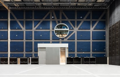 Otra fotografía del edificio Aviva Studios, en Manchester, en una imagen cedida por OMA y Factory International.