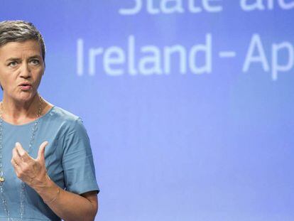 La comisaria europea de Competencia, Margrethe Vestager