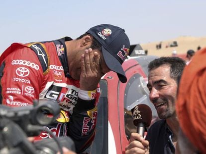 Nasser Al-Attiyah, ganador del Rally Dakar en coche.