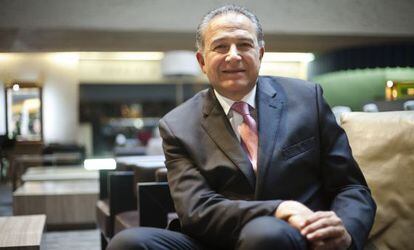 El general Óscar Naranjo, el martes en la Ciudad de México.