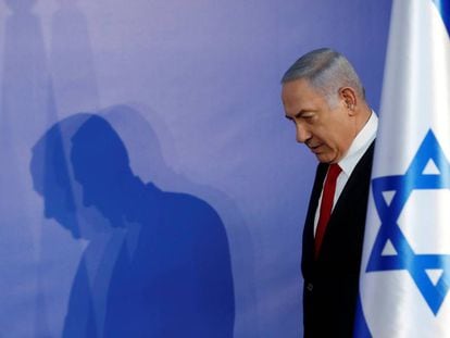 El primer ministro de Isarel, Benjamín Netanyahu, el jueves en Jerusalén.