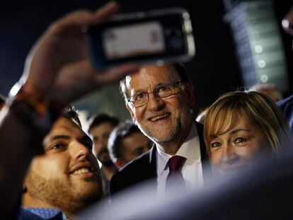 Mariano Rajoy en el arranque de la campaña