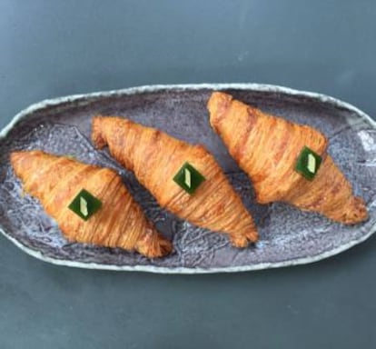 Croissants de yuzu de la pastisseria Ochiai.