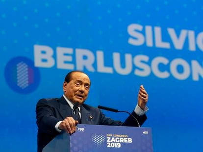 Silvio Berlusconi, en Zagreb en 2019.