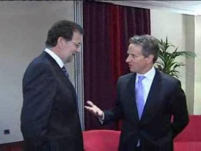 Rajoy recibe el respaldo de EE UU a su plan de reformas y recortes en España