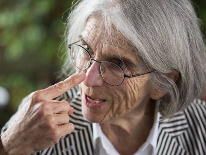 Donna Leon, la semana pasada en Barcelona.