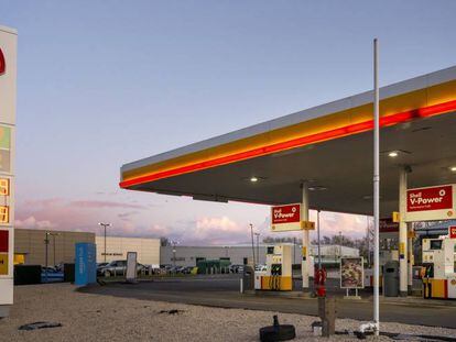 Gasolinera de Shell en Cardiff (Gales).