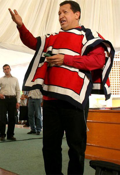 Hugo Chávez, en su programa de ayer.