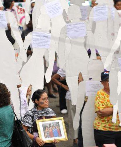 Marcha contra la violencia de género en Panamá.