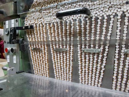 Proceso de fabricaci&oacute;n de tabaco en Altadis