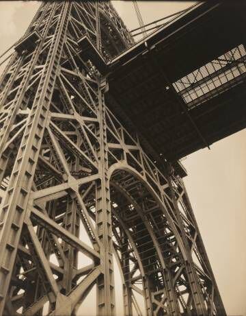 George Washington Bridge, Riverside Drive and West 179th Street, Manhattan, enero 17, 1936