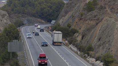 La carretera A-355 que une los municipios de Marbella y Coín en la que han fallecido personas en el 2023 en accidentes de tráfico entre los kilómetros 4 y 14