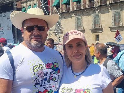 Zulma Carvajal Salgado y su esposo Humberto Del Valle Zúñiga en una foto difundida en redes sociales.