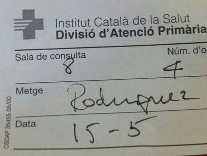 Regreso a las citas en papel por los problemas informáticos.